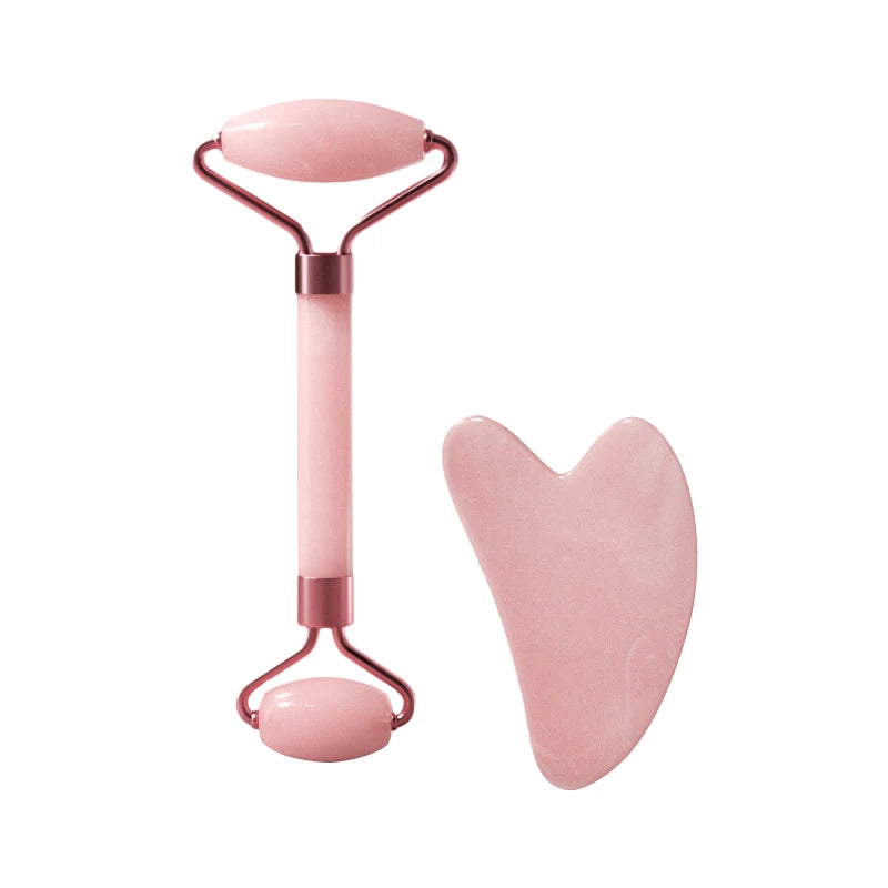 Gezichtsroller & Gua Sha Set – Huidverzorging