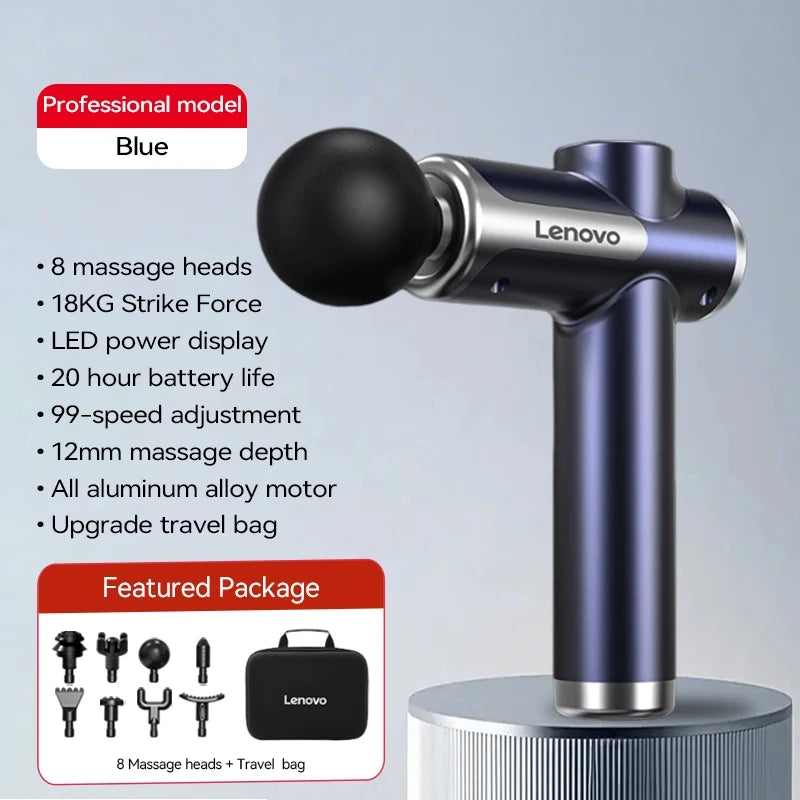 Draadloze Massage Gun – 8 Opzetstukken