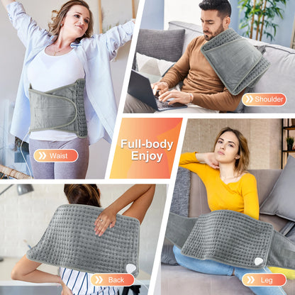 Verwarmde Rugsteun Band – Verstelbare Temperatuur
