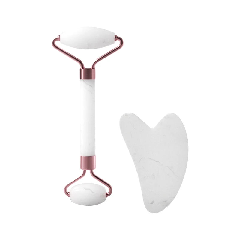 Gezichtsroller & Gua Sha Set – Huidverzorging