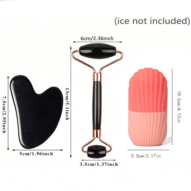 Ice Gezichtsroller Set – Lifting & Contouring