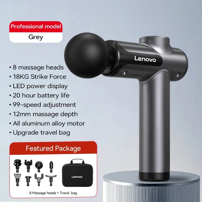 Draadloze Massage Gun – 8 Opzetstukken