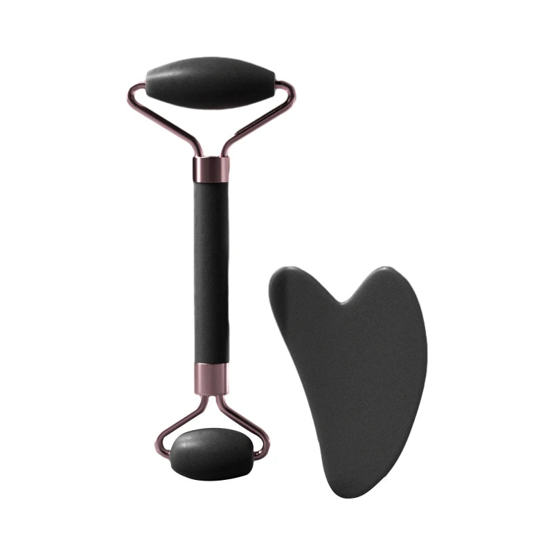 Gezichtsroller & Gua Sha Set – Huidverzorging