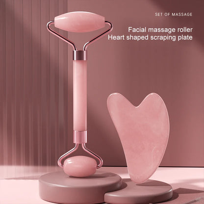 Gezichtsroller & Gua Sha Set – Huidverzorging