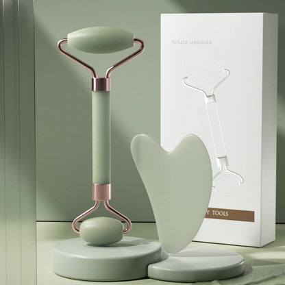 Gezichtsroller & Gua Sha Set – Huidverzorging
