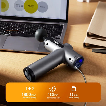 Draadloze Massage Gun – 8 Opzetstukken