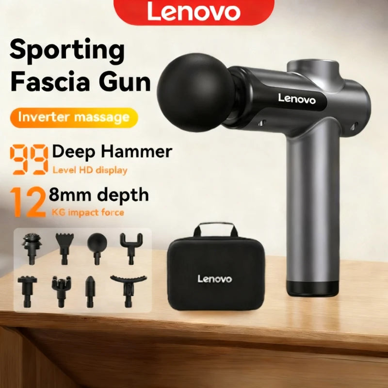 Draadloze Massage Gun – 8 Opzetstukken