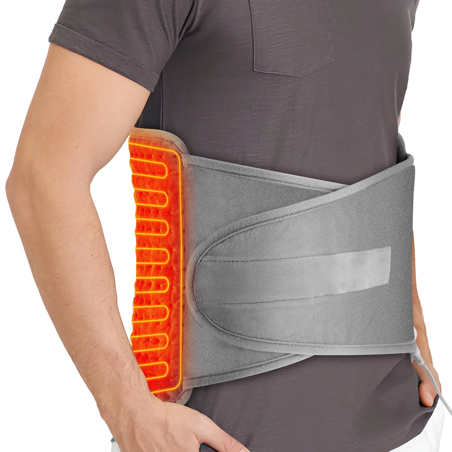 Verwarmde Rugsteun Band – Verstelbare Temperatuur