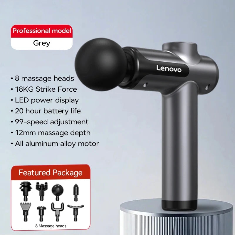 Draadloze Massage Gun – 8 Opzetstukken