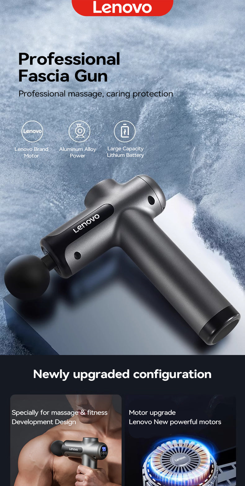 Draadloze Massage Gun – 8 Opzetstukken